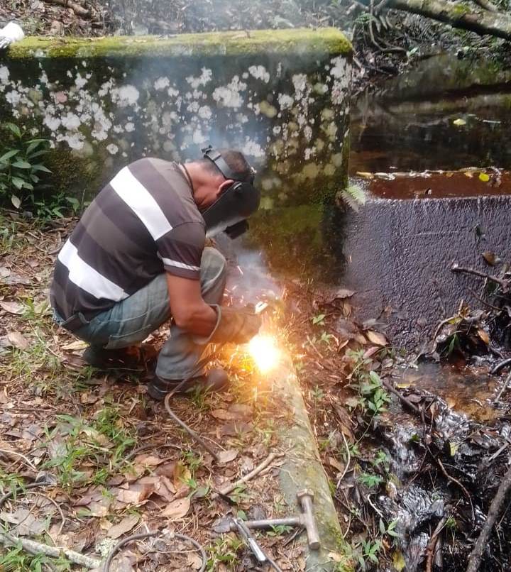 Hidrocapital efectúa mantenimiento en tomas superficiales del Parque